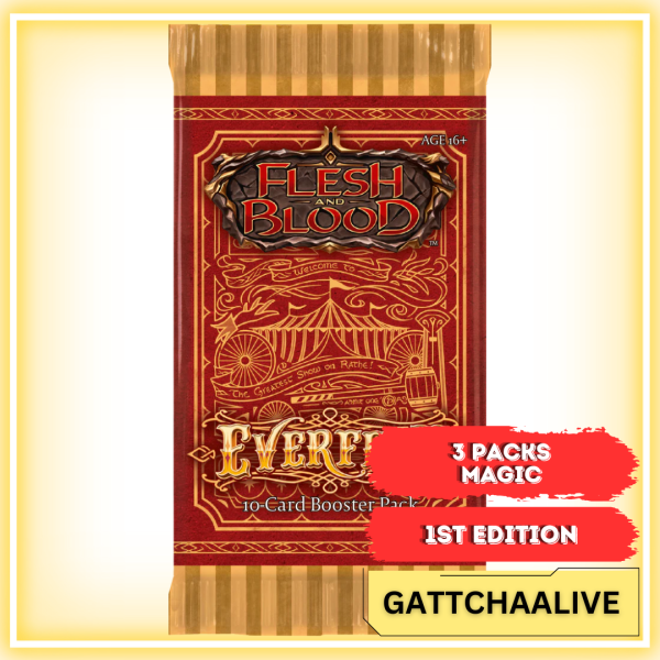 Flesh and Blood Everfest 1st Edition (3 Packs)