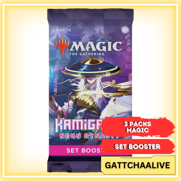 MTG Kamigawa: Neon Dynasty Set Booster (3 Packs)