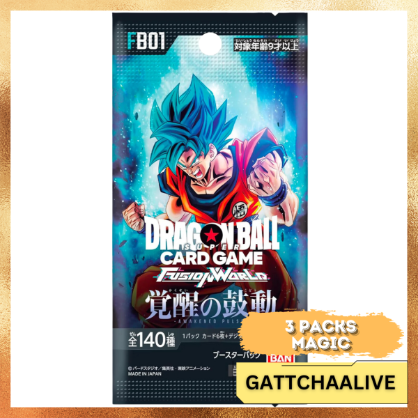 Dragon Ball Super Fusion World FB01 (3 Packs)