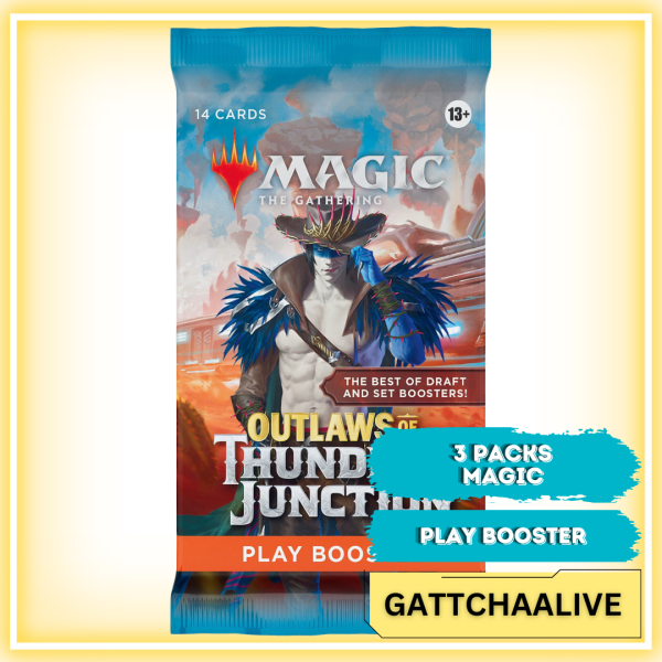 MTG Outlaws of Thunder Junction Play Booster (3 Packs)