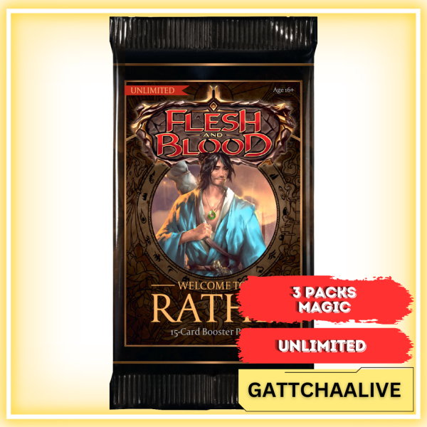 Flesh and Blood Welcome to Rathe Unlimited (3 Packs)