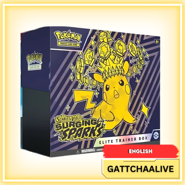 Pokemon English SV08 Surging Sparks Elite Trainer Box