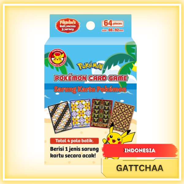 Pokemon Indonesia Sleeve Pikachu Indonesian Journey