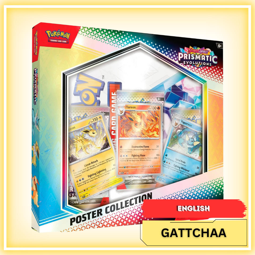 Pokemon SV8.5 Prismatic Evolutions Poster Collection