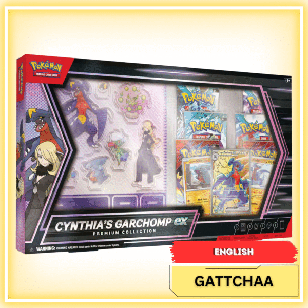 Pokemon English Cynthia’s Garchomp ex Premium Collection