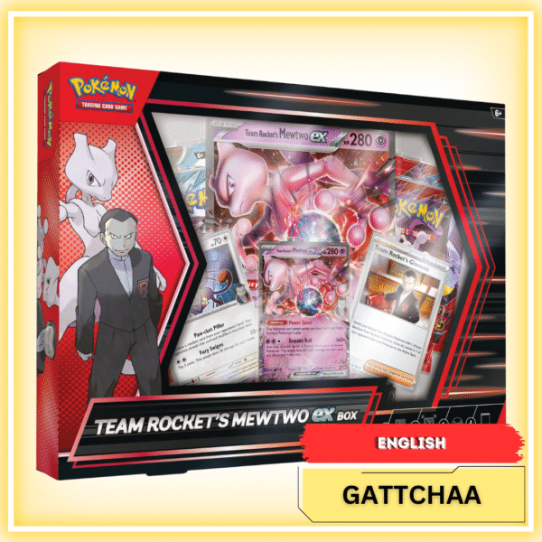 Pokemon English Team Rocket’s Mewtwo ex Box 