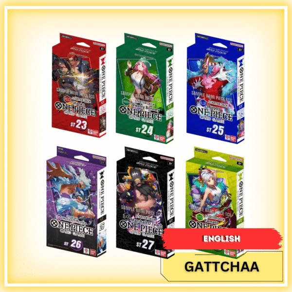 One Piece Starter Deck ST23 - ST28 English Version