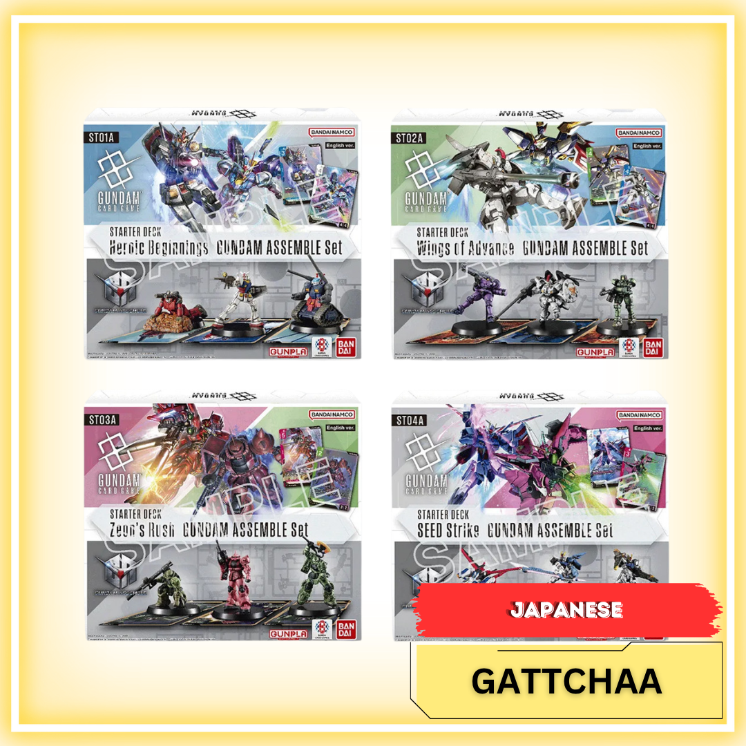 Gundam Starter Deck ST01 - ST04 Assemble Japanese