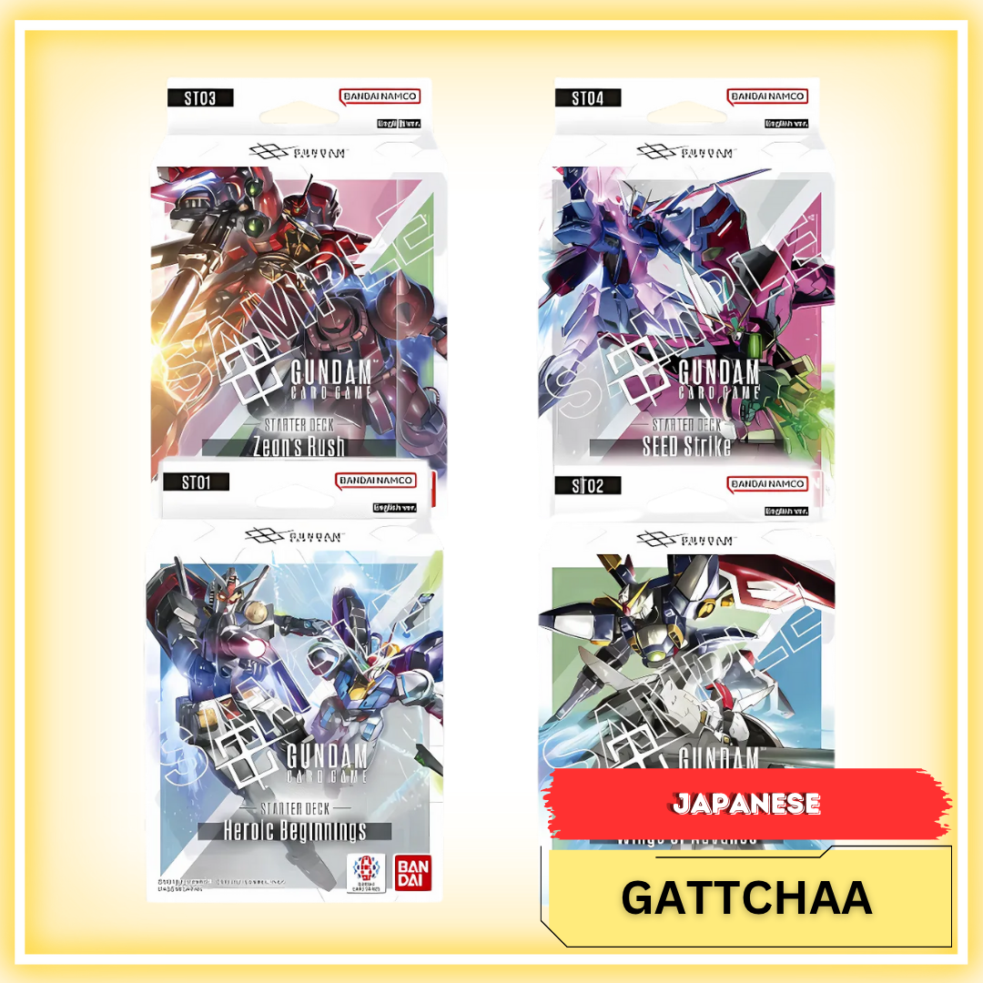 Gundam Starter Deck ST01 - ST04 Japanese